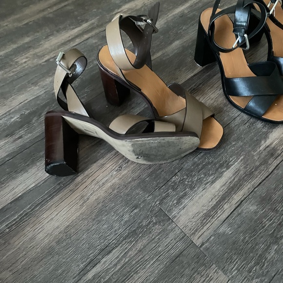 Dolce Vita Nala Block Heel Leather Sandals - Tan - Picture 4 of 6